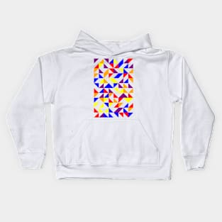 Amazing Geometric Colourful Triangle Pattern #8 Kids Hoodie